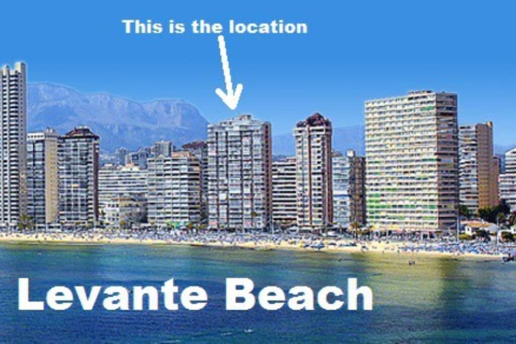 Seafront Luxury Levante Beach / Primera Linea Playa Levante بينايدورم المظهر الخارجي الصورة